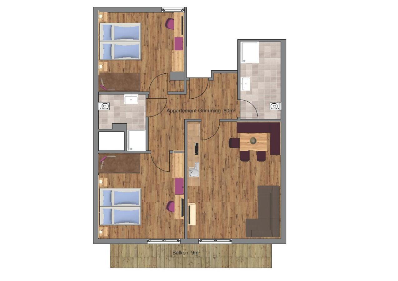Appartements Kolb Tauplitz Dış mekan fotoğraf